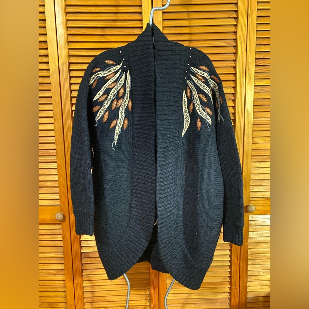 Vintage Hamells sweater with beaded detailing